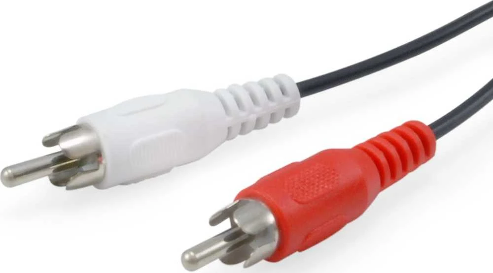 Kabelis Equip RCA (Cinch) x2 - RCA (Cinch) x2 2,5m juoda (147094)