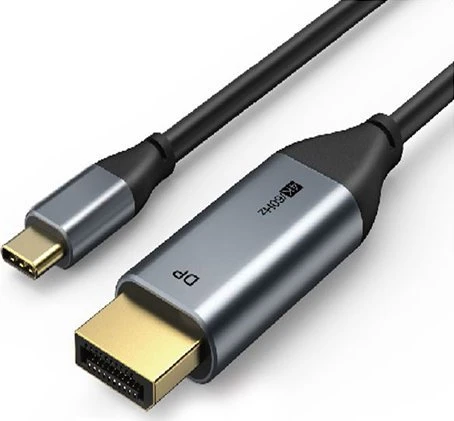 Extra Digital USB-C – DisplayPort kabelis, 4K, Ultra HD, 1,8 m, 1.2 versija
