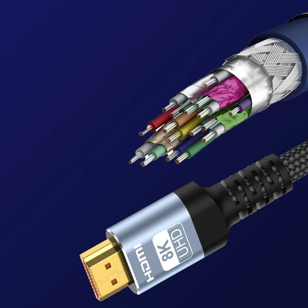 HDMI 2.1 „Extralink“ laidas, 8K HDR, 1,5 m