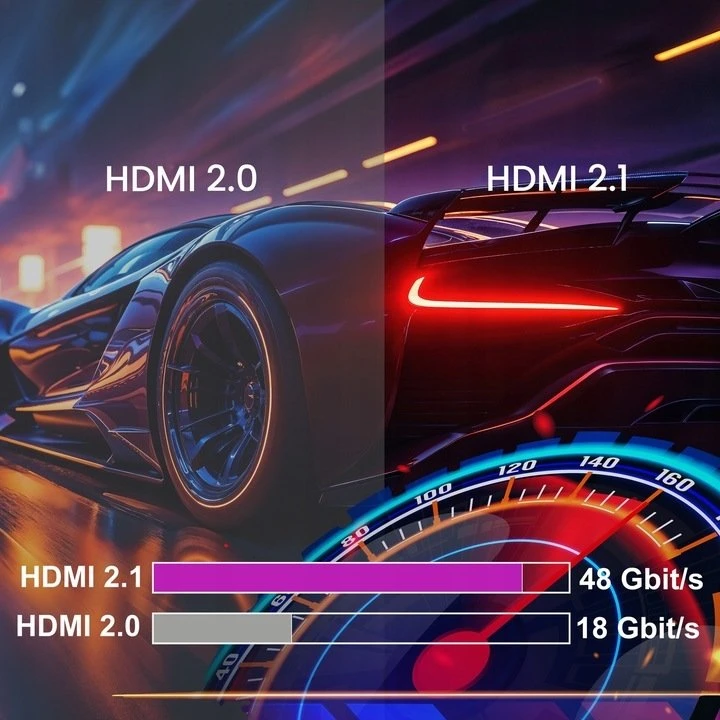 HDMI 2.1 „Extralink“ laidas, 8K HDR, 1,5 m