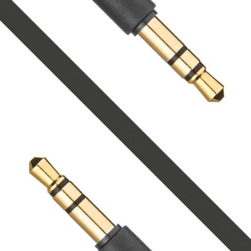 FIXED AUX Cable 2 x 3.5 mm jack, juodas