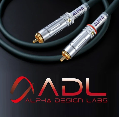 Furutech ADL RCA (Cinch) x2 - RCA (Cinch) x2 kabelis 1m juodas