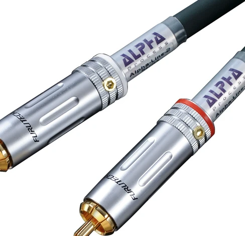 Furutech ADL RCA (Cinch) x2 - RCA (Cinch) x2 kabelis 1m juodas