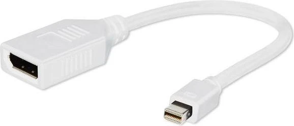 Baltas DisplayPort į Mini DisplayPort adapteris