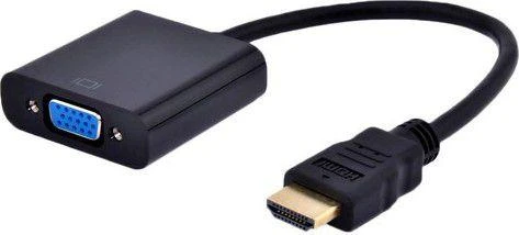 HDMI į VGA adapteris su lanksčiu laidu