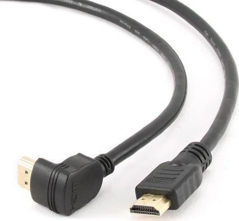 HDMI laidas su 90 laipsnių kampine jungtimi