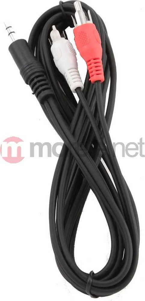 GEMBIRD CCA-458-5M Gembird garso kabelis JACK 3,5mm M / 2x RCA (CINCH) M 5M