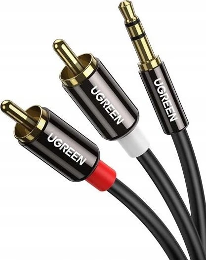 Kabelis Gembird Jack 3.5mm - RCA (Cinch) x2 1.5m juodas (31553)
