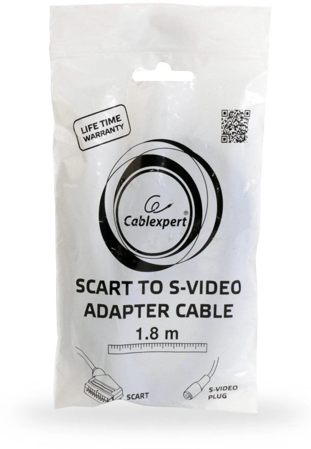 SCART į S-Video laidas gamyklinėje pakuotėje