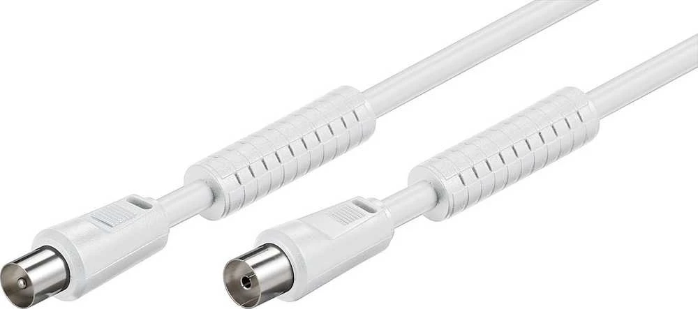 Televizijos antenos laidas su dviem IEC jungtimis