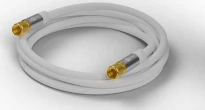 Anteninis laidas 3m balta spalva