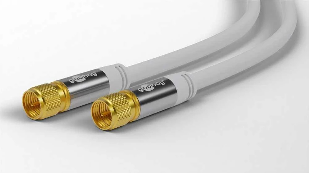 Wentronic Kabelis Goobay Antenowy 3m balta (JAB-4411050)