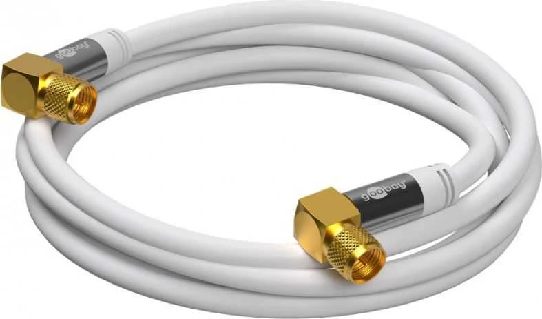 Wentronic „Goobay FF SAT Balta“ antenos jungtis, kampinė PREM-GKB10