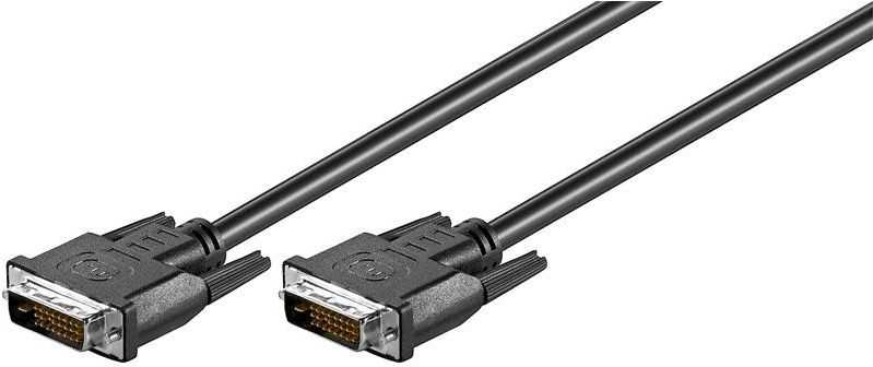 Kabelis Goobay DVI-D - DVI-D 0.5m juoda (93295)