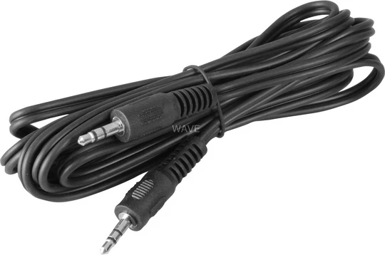Kabelis Goobay Jack 3.5mm - Jack 3.5mm 1.5m juoda (51659)