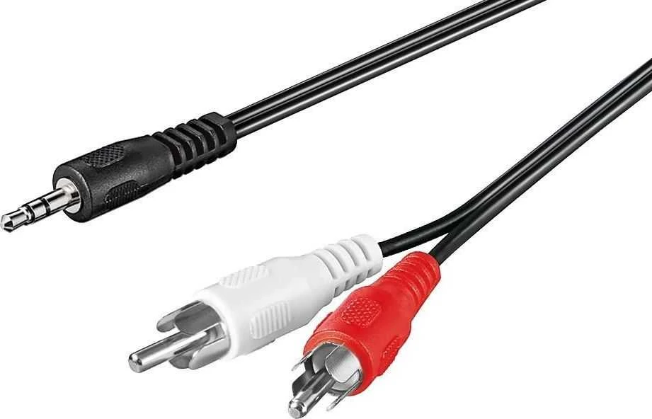 Goobay TECHLY 500183 Techly Audio stereo kabelis lizdas 3,5 mm iki 2x RCA M/M 1,5 m