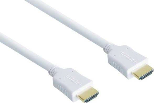 Good Connections Geros jungtys Didelės spartos HDMI kabelis 1 m su Ethernet auksiniu kištuku baltas