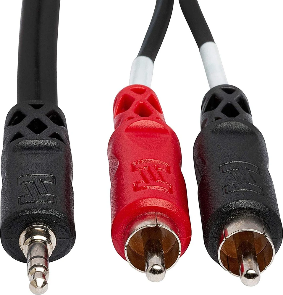 Hosa - Kabelis Breakout TRS 3,5 - 2 x RCA 1,8m