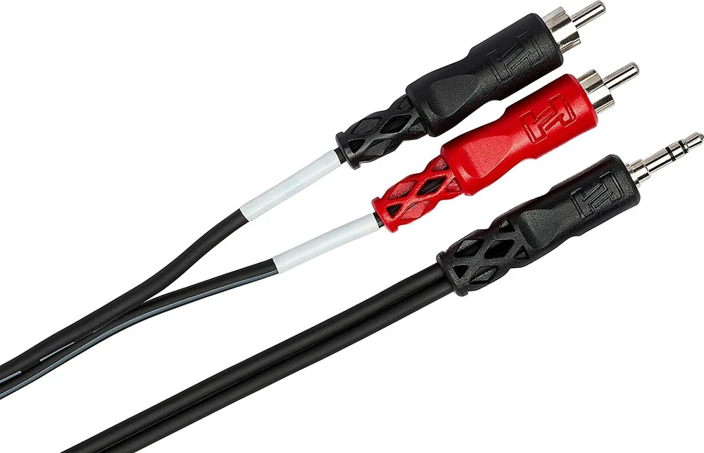 Hosa - Kabelis Breakout TRS 3,5 - 2 x RCA 1,8m