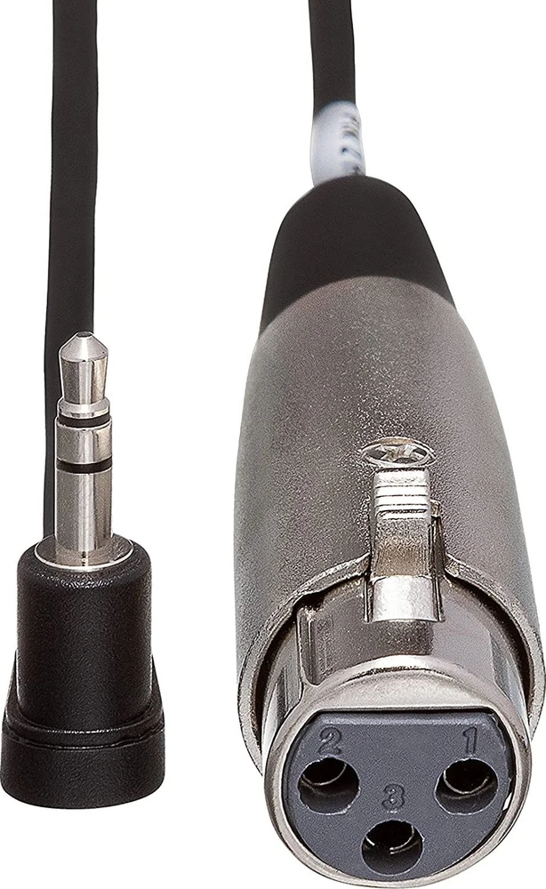 Hosa - kabelis do kamer xlrf - trs r 3,5mm 0,3m