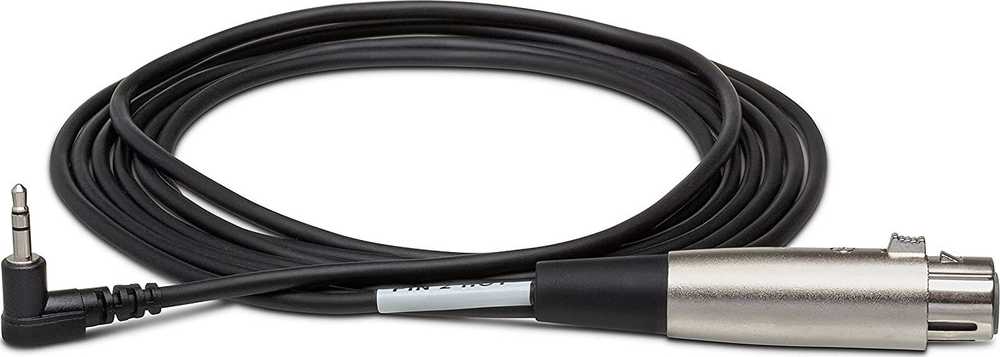 Hosa - Kabelis do kamer XLRf - TRS R 3,5mm 3m