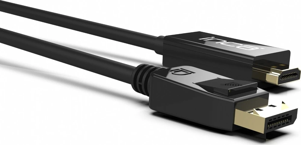 Nezatříděno Kabelis Inca DisplayPort – HDMI 1.8m juoda (IDPH-18T)