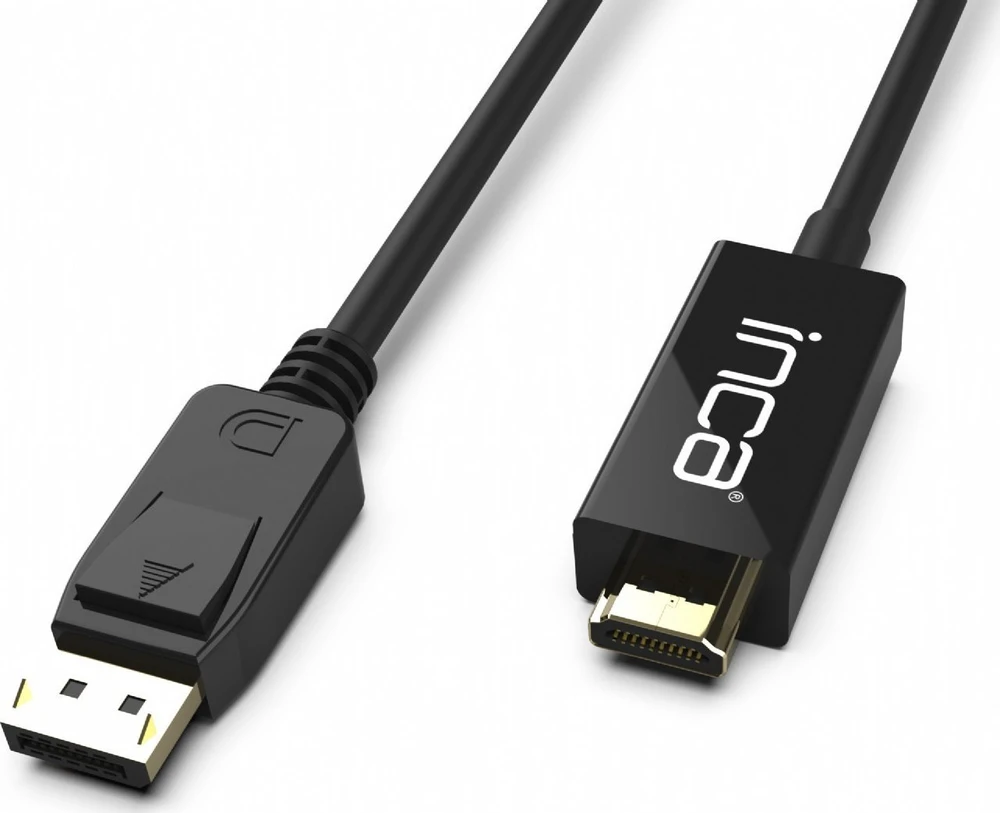 Nezatříděno Kabelis Inca DisplayPort – HDMI 1.8m juoda (IDPH-18T)