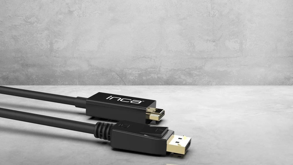 Nezatříděno Kabelis Inca DisplayPort – HDMI 1.8m juoda (IDPH-18T)