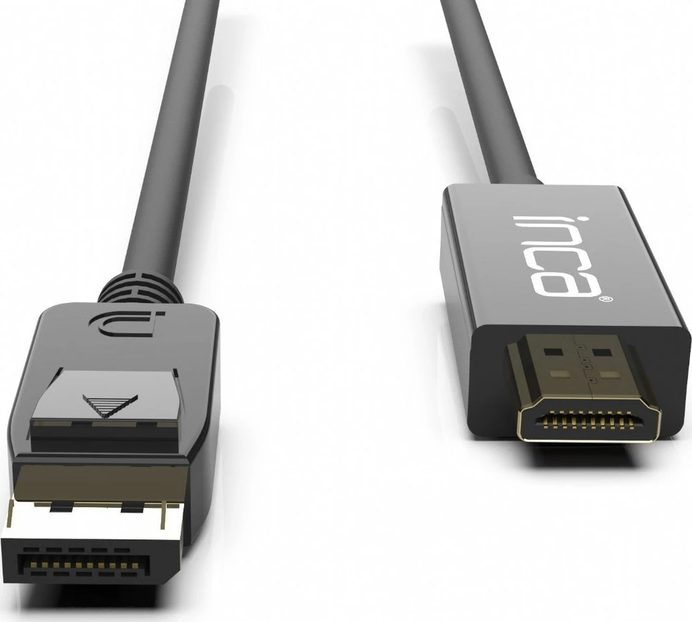 Nezatříděno Kabelis Inca DisplayPort – HDMI 1.8m juoda (IDPH-18T)