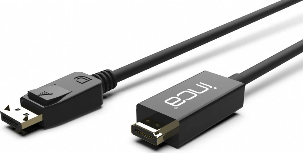 Nezatříděno Kabelis Inca DisplayPort – HDMI 1.8m juoda (IDPH-18T)