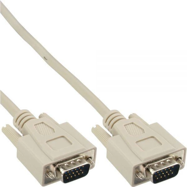Kabelis InLine D-Sub (VGA) - D-Sub (VGA) 2m balta (17712)