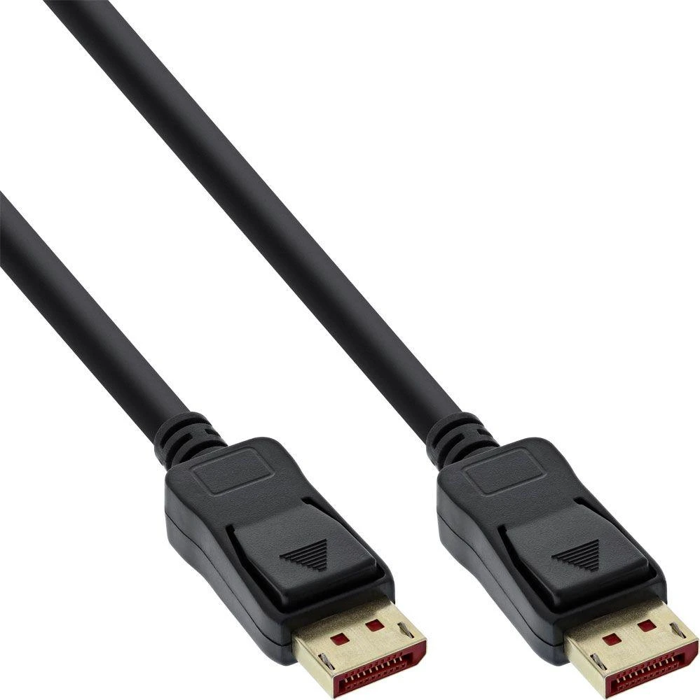 DisplayPort laidas su fiksavimo mygtukais