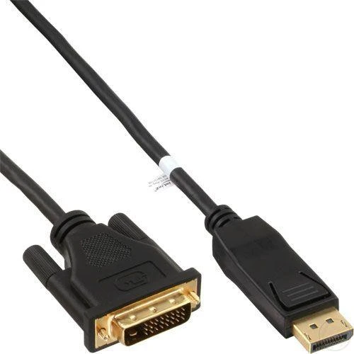 InLine DisplayPort į DVI-D laidas su aukso spalvos kontaktais