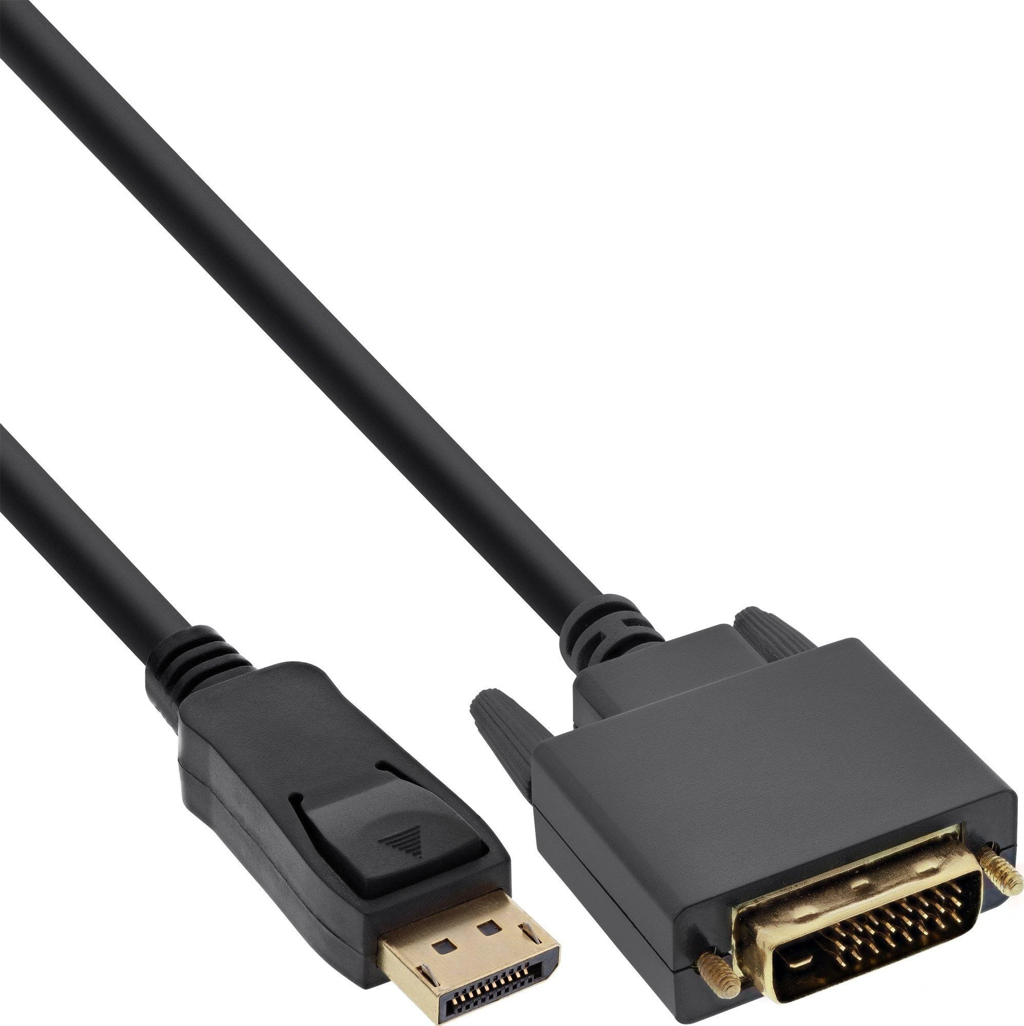 InLine DisplayPort į DVI konverterio kabelis, juodas - 3m