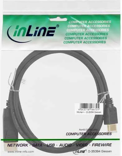 InLine DisplayPort ir HDMI laidas 1m pakuotėje