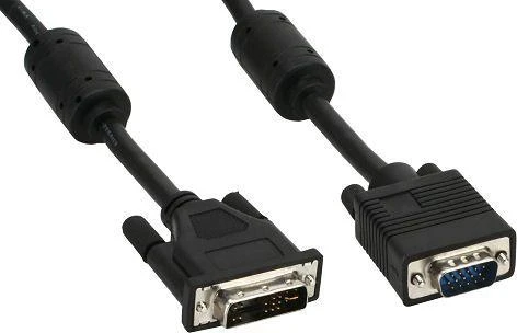 Kabelis InLine DVI-A - D-Sub (VGA) 3m juoda (17782A)