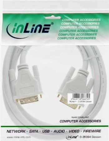 Intos InLine 5,0 m DVI-D Dual Link monitoriaus laidas