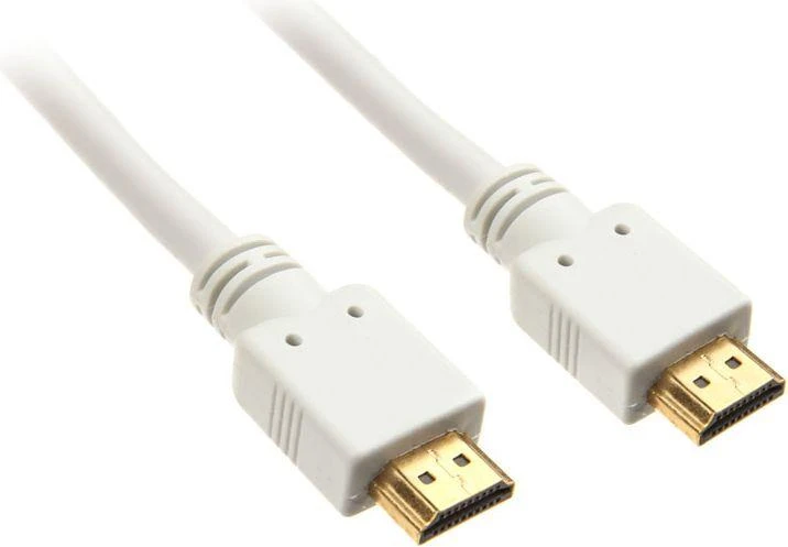 InLine HDMI laidas, baltas su auksinėmis jungtimis
