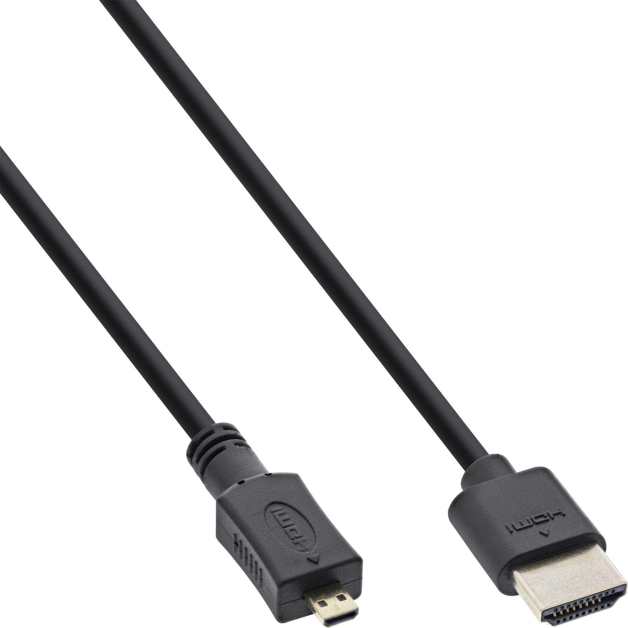 Kabelis InLine HDMI Micro - HDMI 1.5m juoda (17511D)