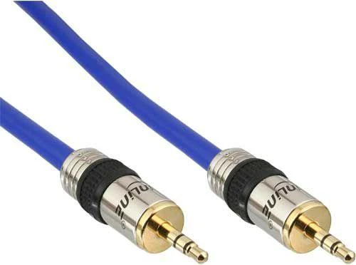 Kabelis InLine Jack 3,5 mm - Jack 3,5 mm 3m mėlyna (99953P)