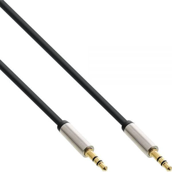 Kabelis InLine Jack 3.5mm - Jack 3.5mm 2m sidabrinė (99212)