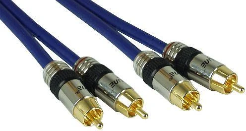 Kabelis InLine RCA (Cinch) x2 – RCA (Cinch) x2 10m mėlyna (89710P)