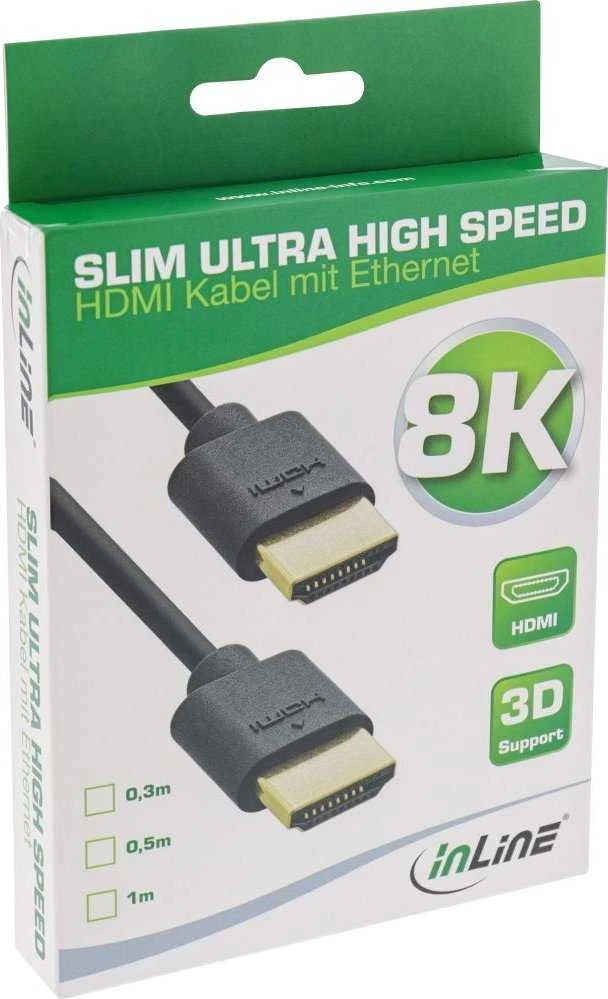 Kabelis InLine HDMI - HDMI 2m juoda (17902S)