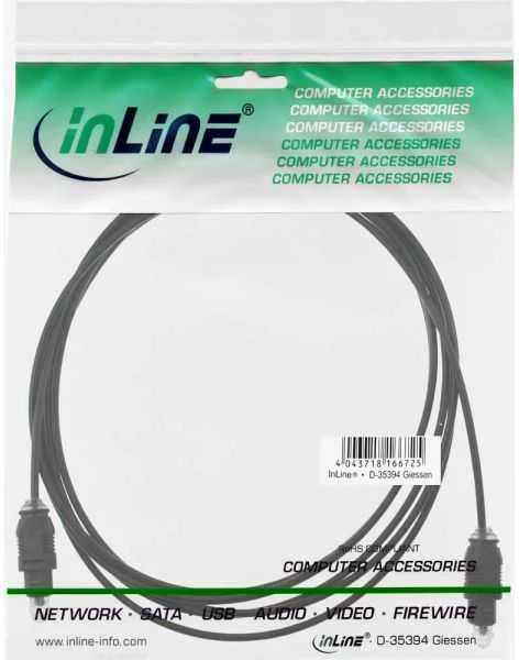 InLine OPTO Audiokabel - Toslink Stecker / Stecker - 3m