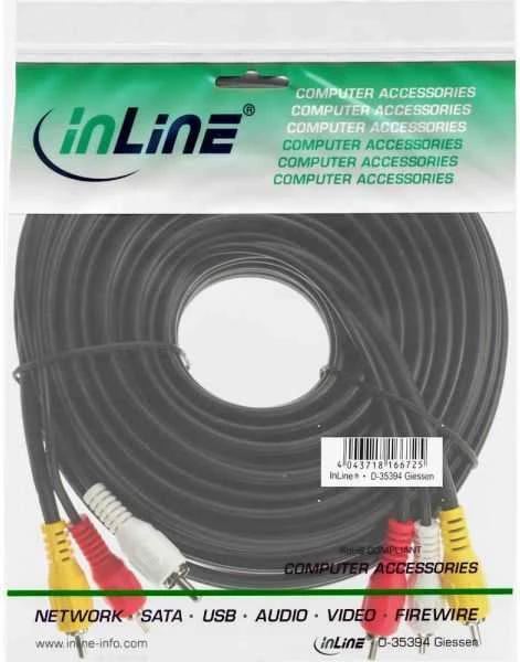 Intos InLine RCA AV laidas 2 m