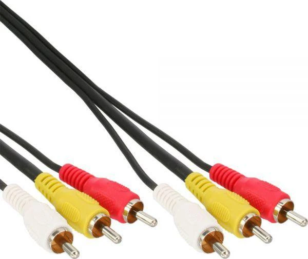 Intos InLine RCA AV laidas 2 m