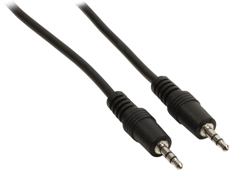 Kabelis Jack 3.5mm - Jack 3.5mm 0.5m juoda (3.5SMx3.5SM/0.5)