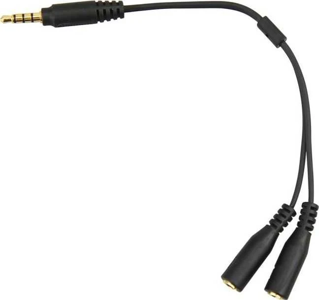 JJC 3.5mm garso skirstytuvas, 1 vyriškas į 2 moteriškus lizdus