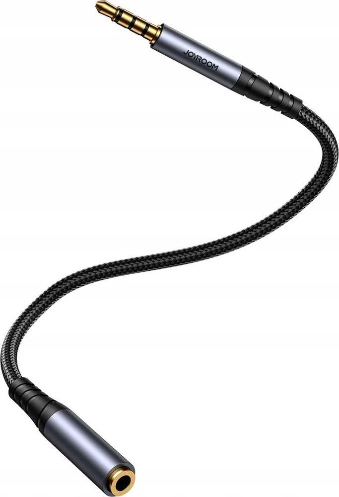 Audio kabelis Joyroom SY-A09 3,5mm (M) to 3,5mm (F) 1.2m juodas