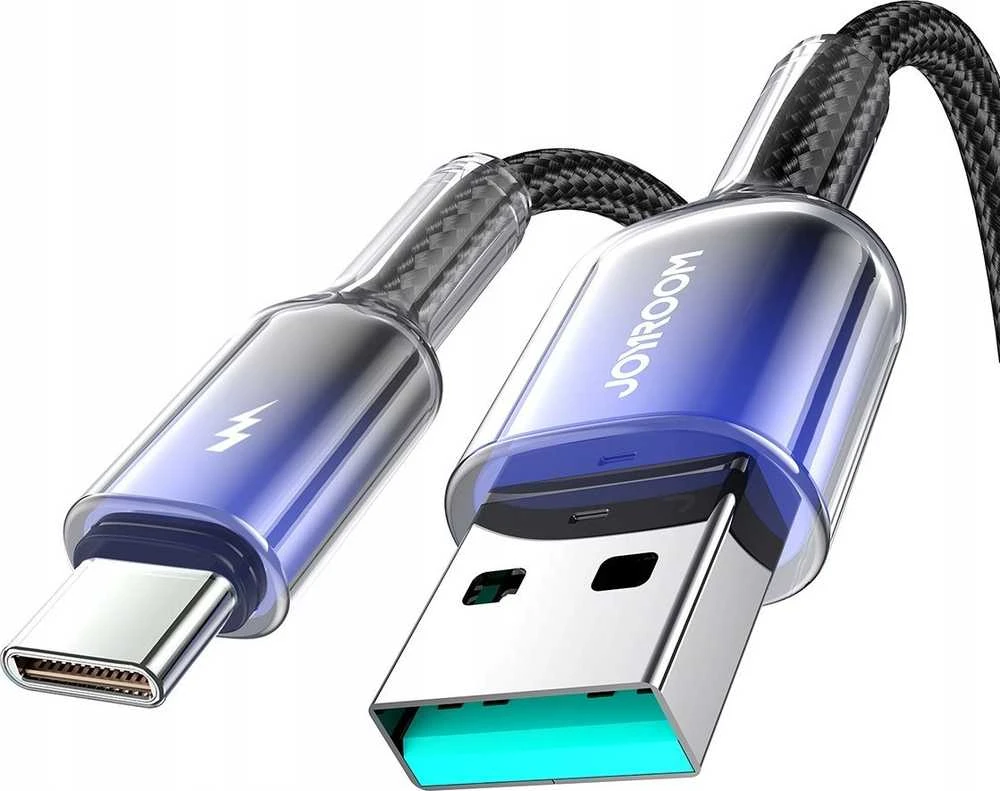 Joyroom S-A42 60W USB-C kabelis 1.2m juodos spalvos